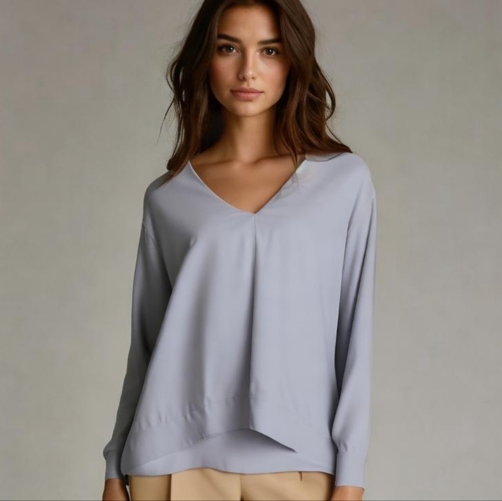 Aritzia Babaton Burnham Blouse Lilac Medium